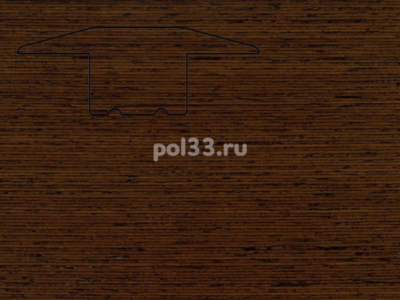Плинтуса и пороги Pedross Молдинг массивный одноуровневый Венге купить в Калуге по низкой цене
