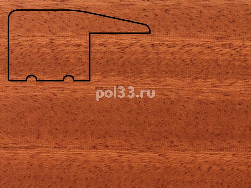 Плинтуса и пороги Pedross Молдинг массивный завершающий Махагон купить в Калуге по низкой цене