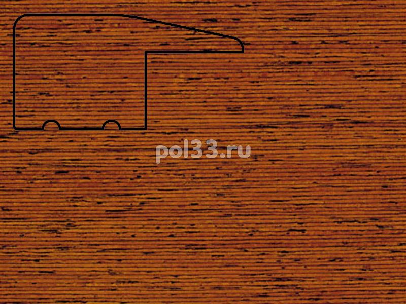 Плинтуса и пороги Pedross Молдинг массивный завершающий Мербау купить в Калуге по низкой цене