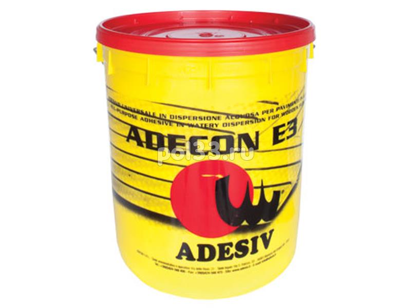 Клей для паркета  Adesiv Adecon E3 однокомпонентный дисперсионный купить в Калуге по низкой цене