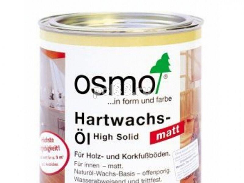 Масло  Osmo Hartwachs-Ol matt 3062  0,75 л купить в Калуге по низкой цене