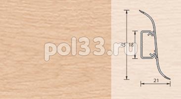 Плинтус Ideal Альфа 2,5 м 261 Клен купить в Калуге по низкой цене
