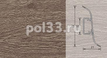 Плинтус Ideal Альфа 2,5 м 208 Дуб мокко купить в Калуге по низкой цене
