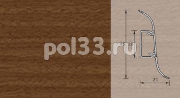 Плинтус Ideal Альфа 2,5 м 291 Орех купить в Калуге по низкой цене