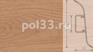 Плинтус Ideal Комфорт 243 Вишня красная купить в Калуге по низкой цене