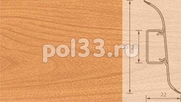 Плинтус Ideal Комфорт 242 Вишня дикая купить в Калуге по низкой цене