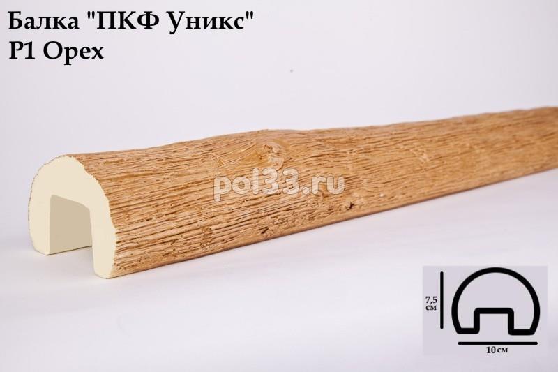 Балка декоративная Уникс Ретро Р1 Окрашенная Орех купить в Калуге по низкой цене
