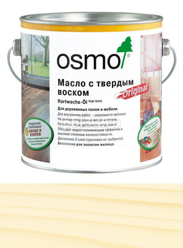 Масло с твердым воском для пола Osmo Hartwachs-Ol Original 3065 бесцветное Полуматовое (0.75 л) купить в Калуге по низкой цене