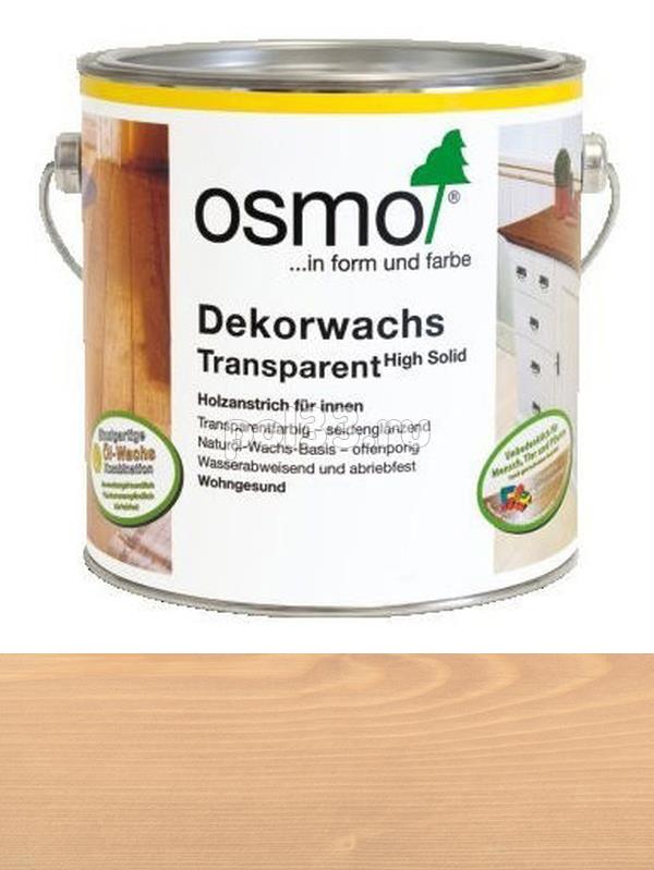 Цветное масло с тведым воском Osmo Dekorwachs Transparent 3102 Бук дымчатый (0.75 л) купить в Калуге по низкой цене