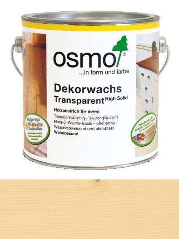 Цветное масло с тведым воском Osmo Dekorwachs Transparent 3136 Берёза (0.75 л) купить в Калуге по низкой цене