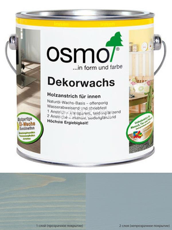 Цветное масло с тведым воском Osmo Dekorwachs Intensive (Creativ) 3173 Фьорд (0.75 л) купить в Калуге по низкой цене