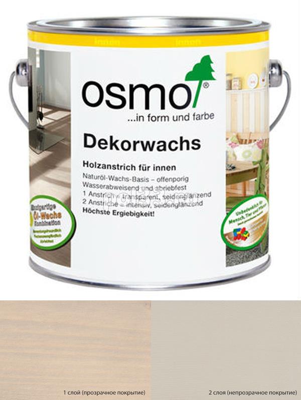 Цветное масло с тведым воском Osmo Dekorwachs Intensive (Creativ) 3181 Галька (0.75 л) купить в Калуге по низкой цене