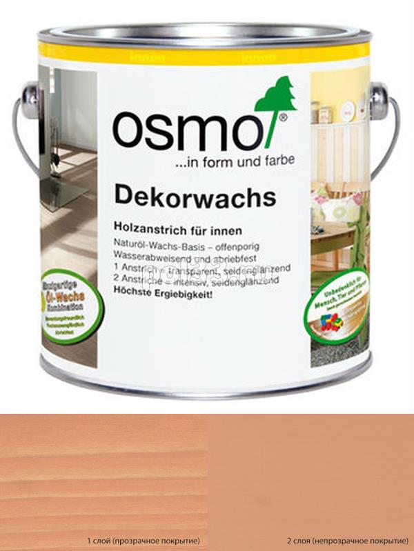 Цветное масло с тведым воском Osmo Dekorwachs Intensive (Creativ) 3183 Коралл (0.75 л) купить в Калуге по низкой цене