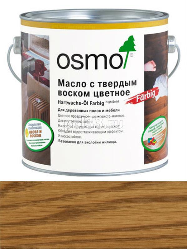 Цветное масло с твердым воском Osmo Hartwachs-Ol Farbig 3072 Янтарь (0.75 л) купить в Калуге по низкой цене