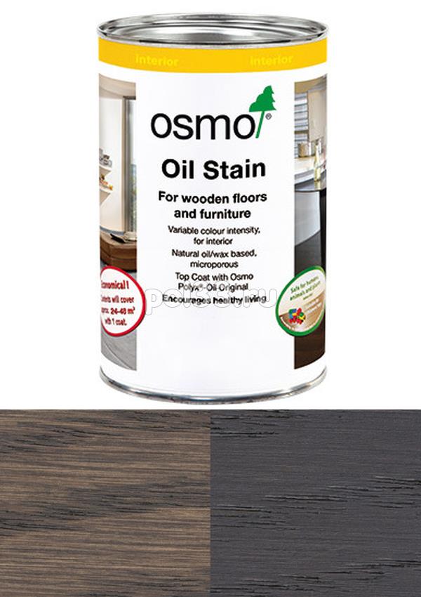 Цветной бейц (морилка) Osmo Ol-Beize 3514 Графит прозрачный/интенсивный (0.75 л) купить в Калуге по низкой цене