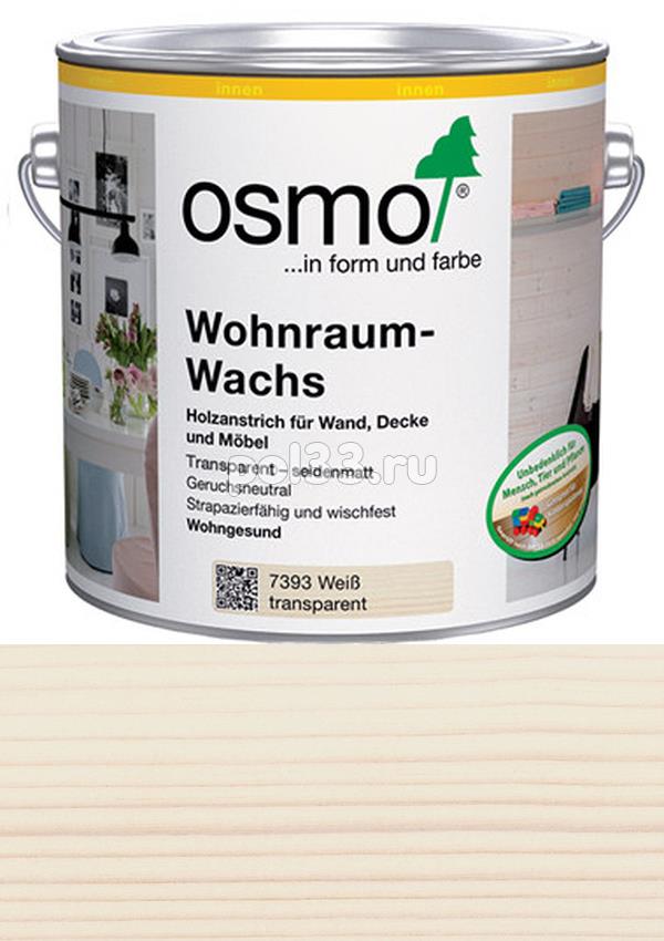 Воск для внутренних работ Wohnraum-Wachs 7393 Белый прозрачный (0.5 л) купить в Калуге по низкой цене