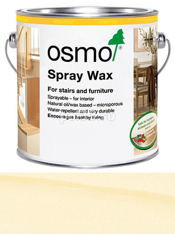 Воск Osmo для распыления Spritz Wachs 3086 Бесцветный глянцевый (0.5 л) купить в Калуге по низкой цене