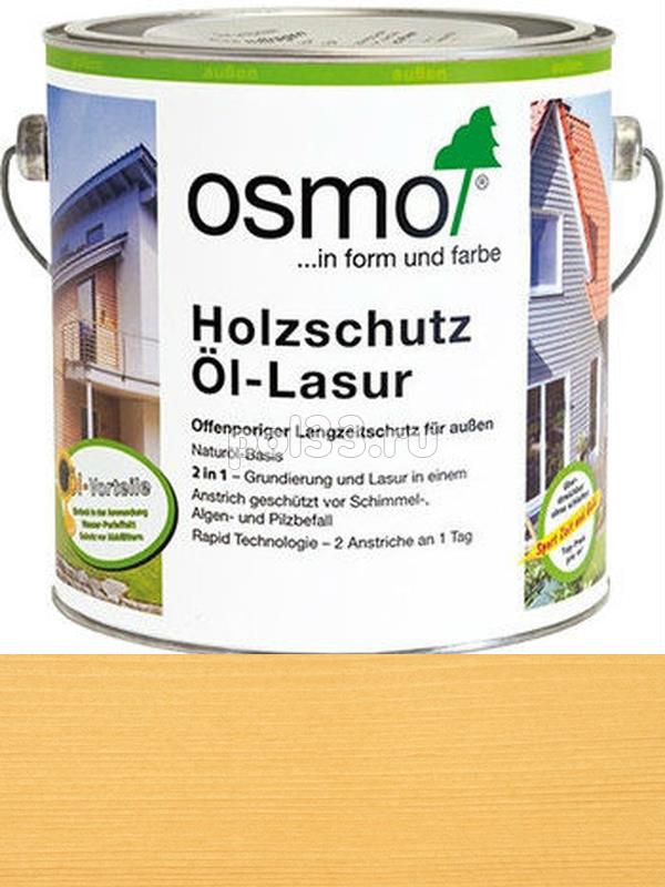 Защитное масло-лазурь для древесины Osmo Holz-Schutz Ol Lasur 701 Бесцветное матовое, без УФ-защиты (0.75 л) купить в Калуге по низкой цене