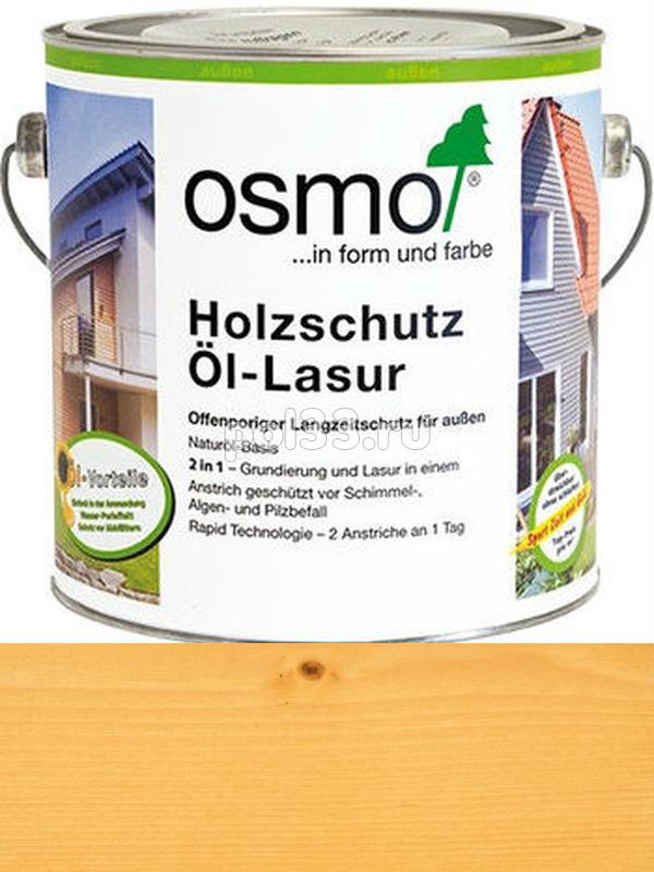 Защитное масло-лазурь для древесины Osmo Holz-Schutz Ol Lasur 710 Пиния (0.75 л) купить в Калуге по низкой цене