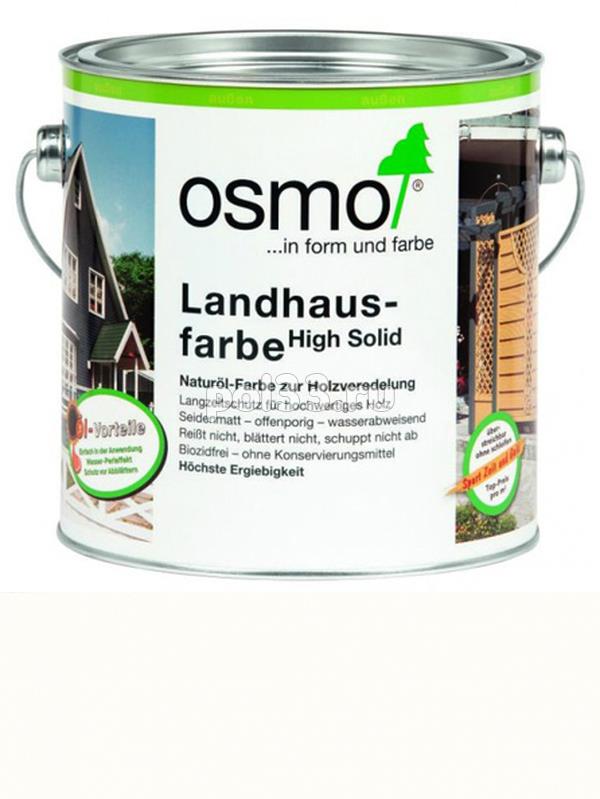 Непрозрачная краска Osmo Landhausfarbe 2101 Белая (0.75 л) купить в Калуге по низкой цене