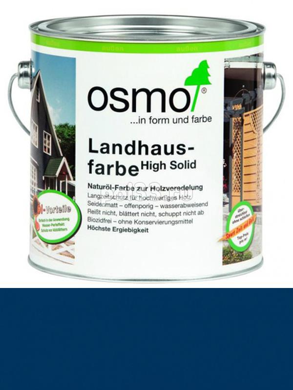 Непрозрачная краска Osmo Landhausfarbe 2506 Темно-синяя (0.75 л) купить в Калуге по низкой цене