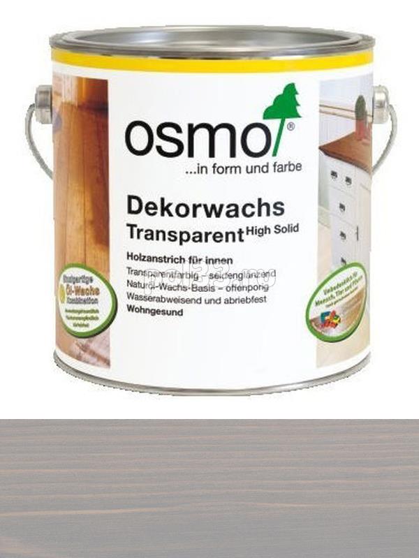 Цветное масло с тведым воском Osmo Dekorwachs Transparent 3119 Шелковисто-серое (2.5 л) купить в Калуге по низкой цене