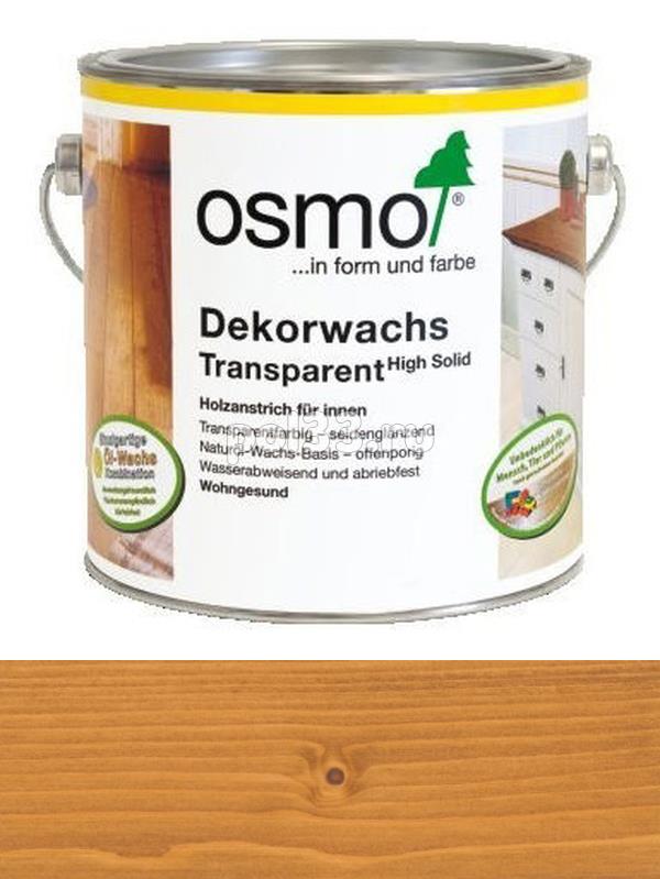 Цветное масло с тведым воском Osmo Dekorwachs Transparent 3123 Клён (2.5 л) купить в Калуге по низкой цене