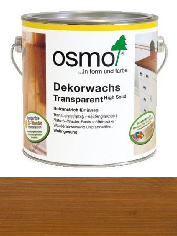 Цветное масло с тведым воском Osmo Dekorwachs Transparent 3143 Коньяк (2.5 л) купить в Калуге по низкой цене