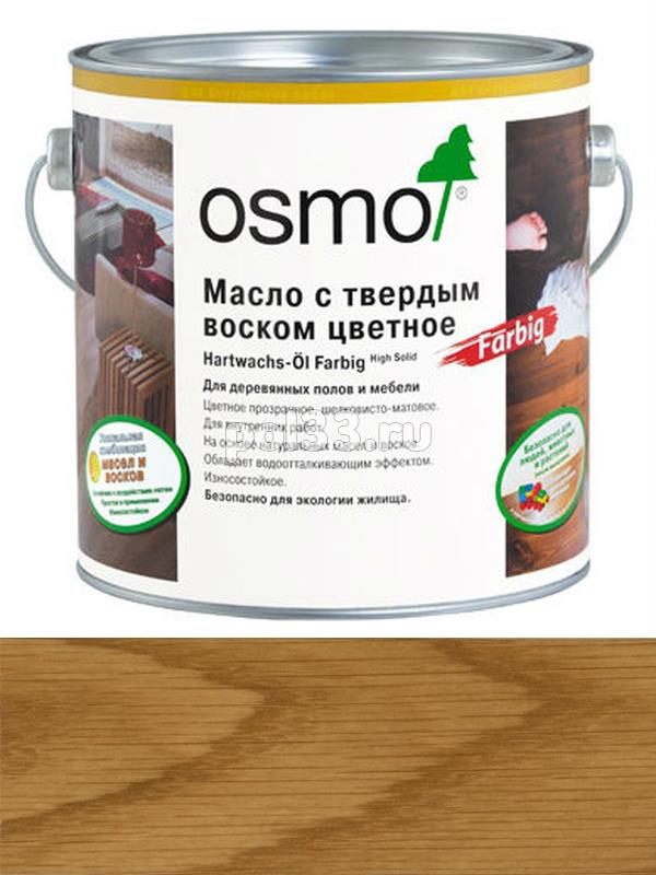 Цветное масло с твердым воском Osmo Hartwachs-Ol Farbig 3071 Мёд (2.5 л) купить в Калуге по низкой цене
