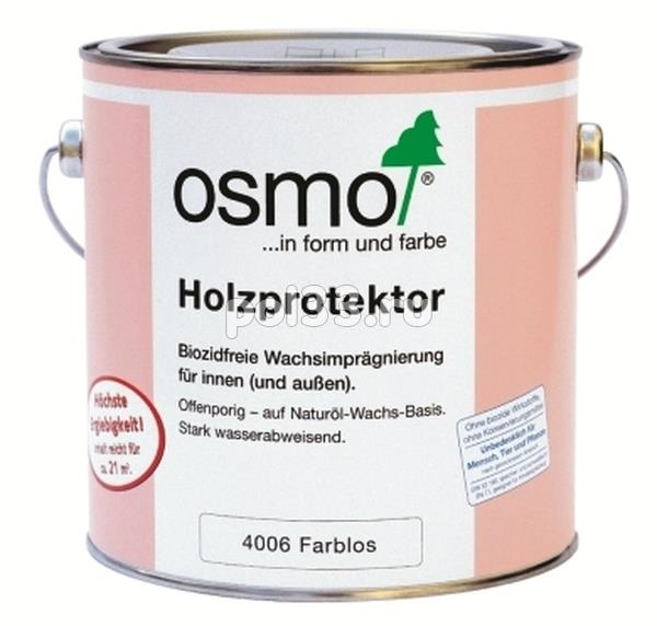 Пропитка для древесины с водоотталивающим эффектом Osmo Holzprotektor 4006 (2.5 л) купить в Калуге по низкой цене
