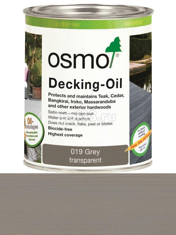 Масло Osmo для террас Terrassen-Ole 019 Серое (2.5 л) купить в Калуге по низкой цене