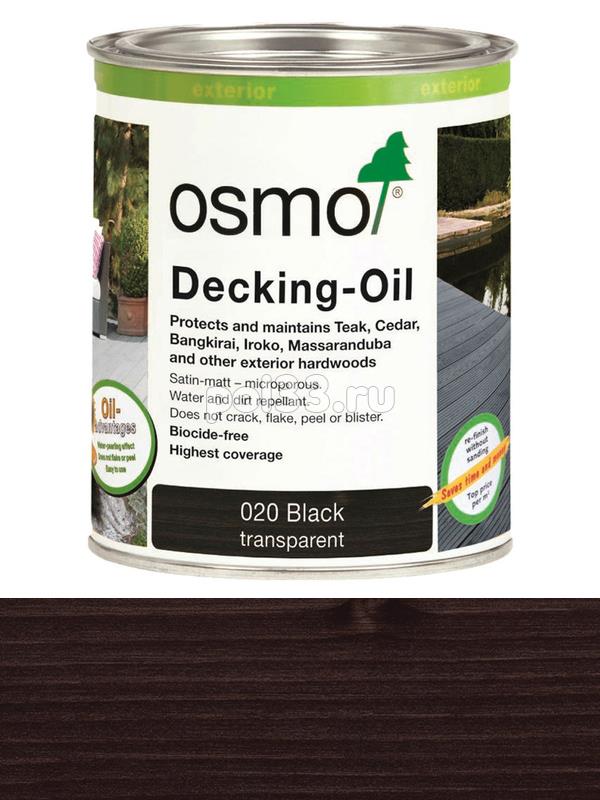Масло Osmo для террас Terrassen-Ole 020 Черное (2.5 л) купить в Калуге по низкой цене