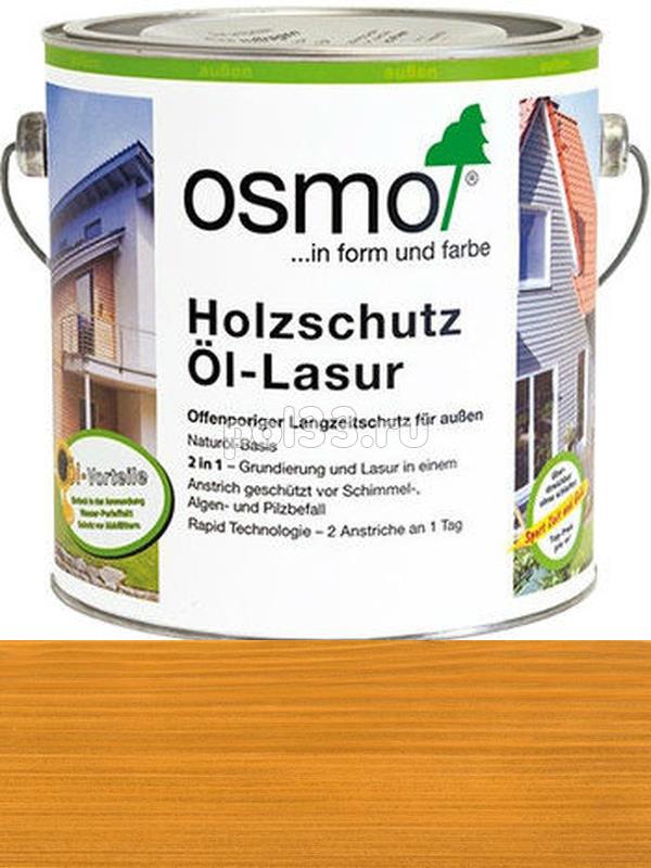 Защитное масло-лазурь для древесины Osmo Holz-Schutz Ol Lasur 700 Сосна (2.5 л) купить в Калуге по низкой цене