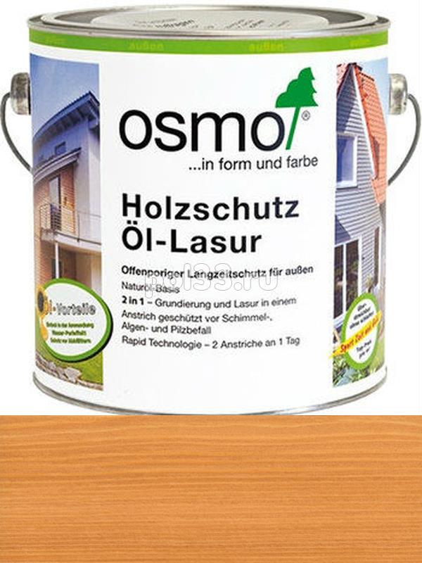 Защитное масло-лазурь для древесины Osmo Holz-Schutz Ol Lasur 702 Лиственница (2.5 л) купить в Калуге по низкой цене