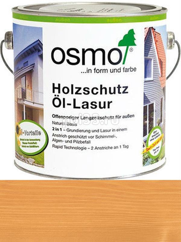 Защитное масло-лазурь для древесины Osmo Holz-Schutz Ol Lasur 731 Сосна орегон (2.5 л) купить в Калуге по низкой цене