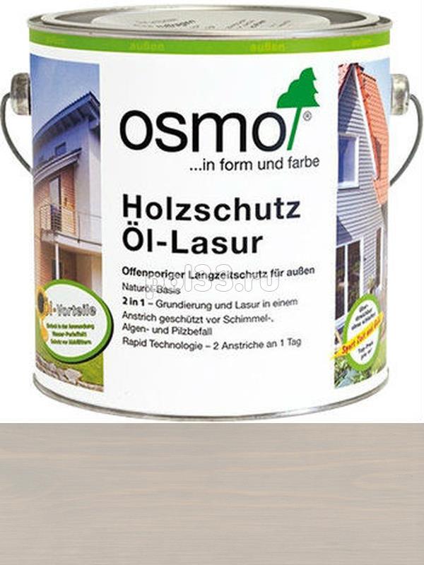 Защитное масло-лазурь для древесины Osmo Holz-Schutz Ol Lasur 906 Серый жемчуг (2.5 л) купить в Калуге по низкой цене