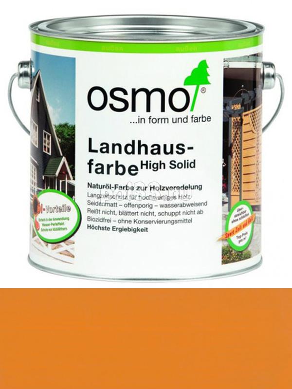 Непрозрачная краска Osmo Landhausfarbe 2203 Желтая ель (2.5 л) купить в Калуге по низкой цене