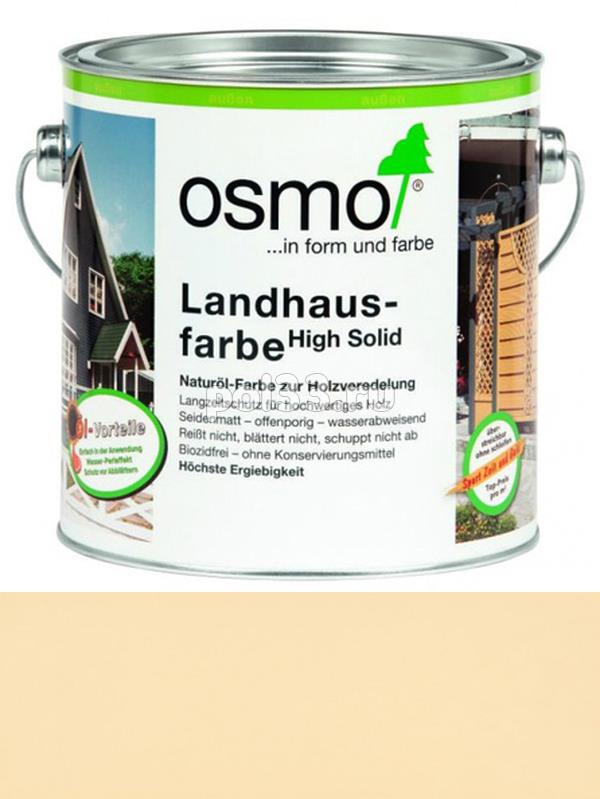 Непрозрачная краска Osmo Landhausfarbe 2204 Слоновая кость (2.5 л) купить в Калуге по низкой цене