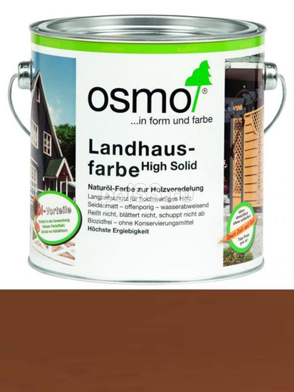 Непрозрачная краска Osmo Landhausfarbe 2310 Кедр/красное дерево (2.5 л) купить в Калуге по низкой цене