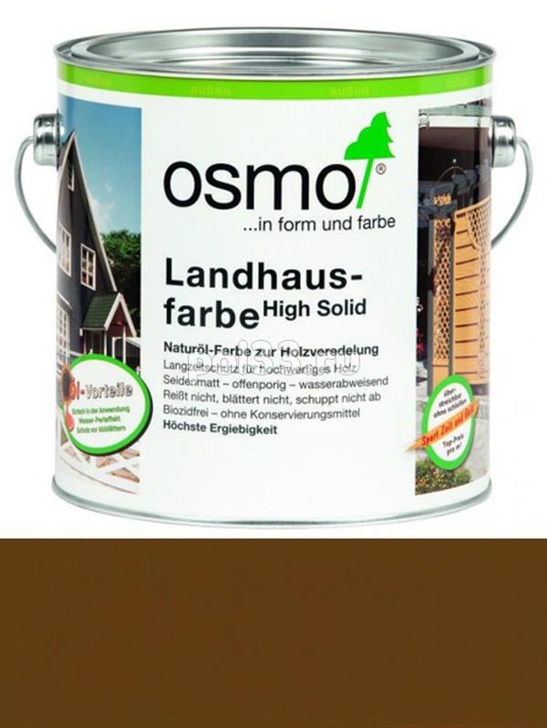 Непрозрачная краска Osmo Landhausfarbe 2606 Коричневая (2.5 л) купить в Калуге по низкой цене