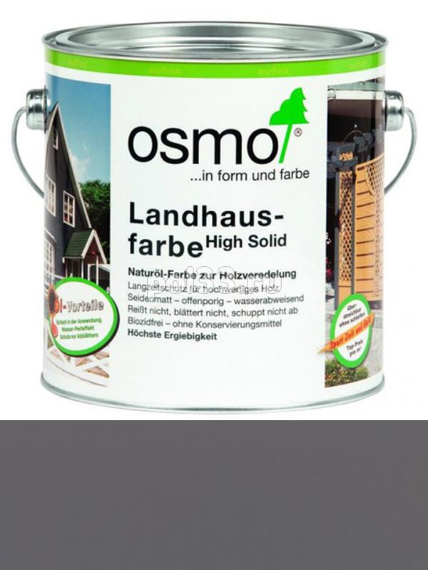 Непрозрачная краска Osmo Landhausfarbe 2704 Серая (2.5 л) купить в Калуге по низкой цене