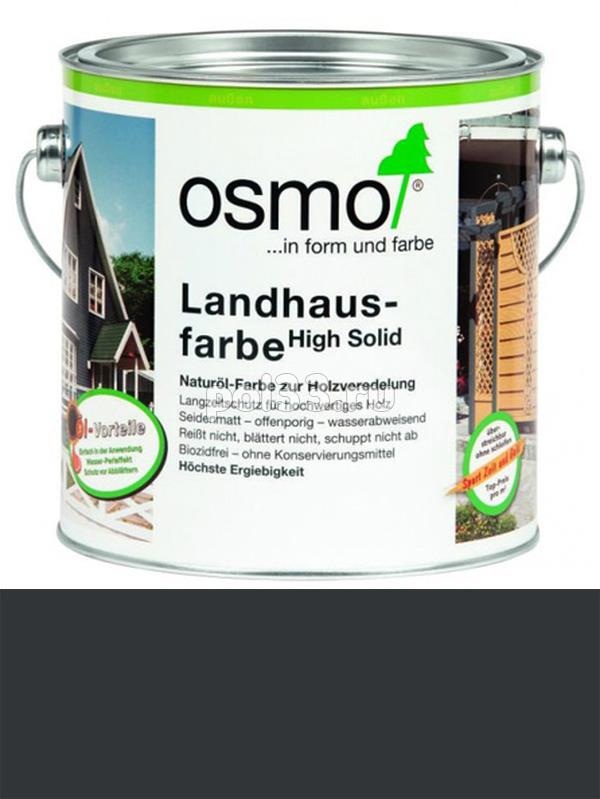 Непрозрачная краска Osmo Landhausfarbe 2716 Серый антрацит (2.5 л) купить в Калуге по низкой цене