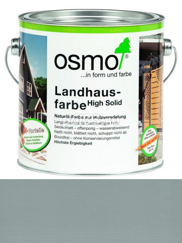 Непрозрачная краска Osmo Landhausfarbe 2742 Серый туман (2.5 л) купить в Калуге по низкой цене