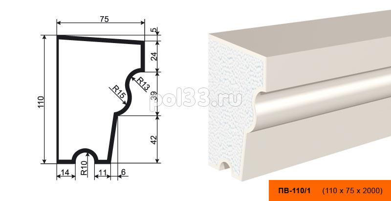 Подоконник Lepninaplast (Лепнинапласт) ПВ-110-1 купить в Калуге по низкой цене