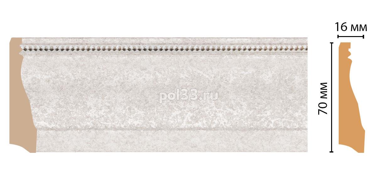 Плинтус из дюрополимера Decomaster 193-19D купить в Калуге по низкой цене