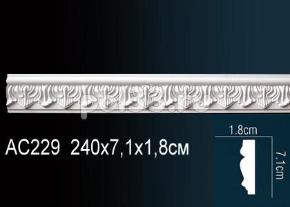 Лепной декор Perfect Молдинг AC229 (гибкий) купить в Калуге по низкой цене