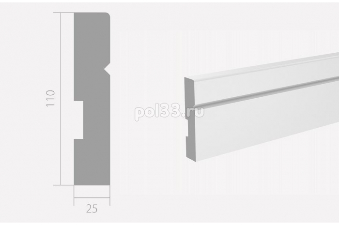 Плинтуса и пороги Ultrawood  Base 012