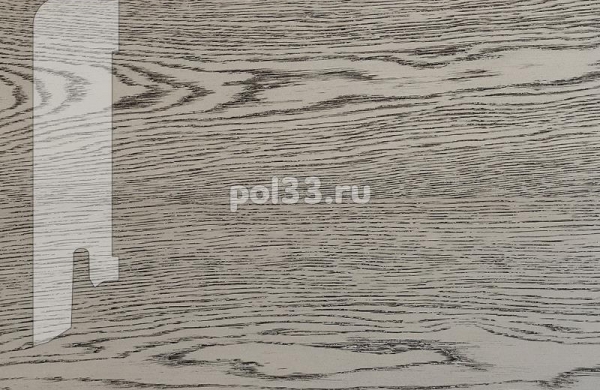 Плинтуса и пороги Karelia Шпонированный 60x16мм Дуб Concrete Grey