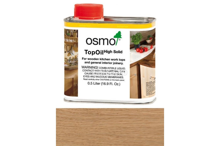 Масло с твердым воском для мебели и столешниц Osmo TopOil 3028 Бесцветное шелковисто-матовое (0.75 л)