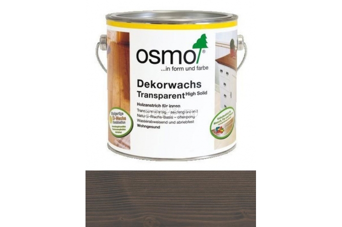 Цветное масло с тведым воском Osmo Dekorwachs Transparent 3118 Серый гранит (0.75 л)